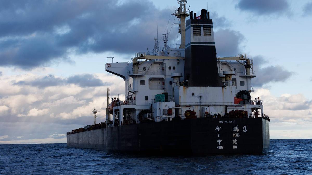 Inspection of Chinese ship in Danish sea area is completed