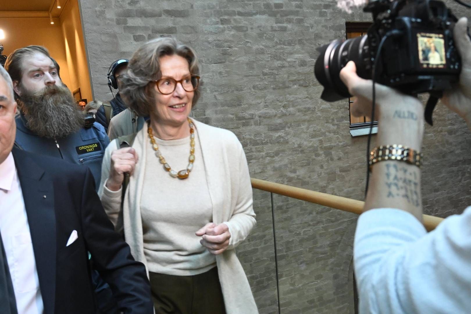 Birgitte Bonnesen, här i Stockholms tingsrätt, frias även i Svea hovrätt. | Foto: Fredrik Sandberg/TT