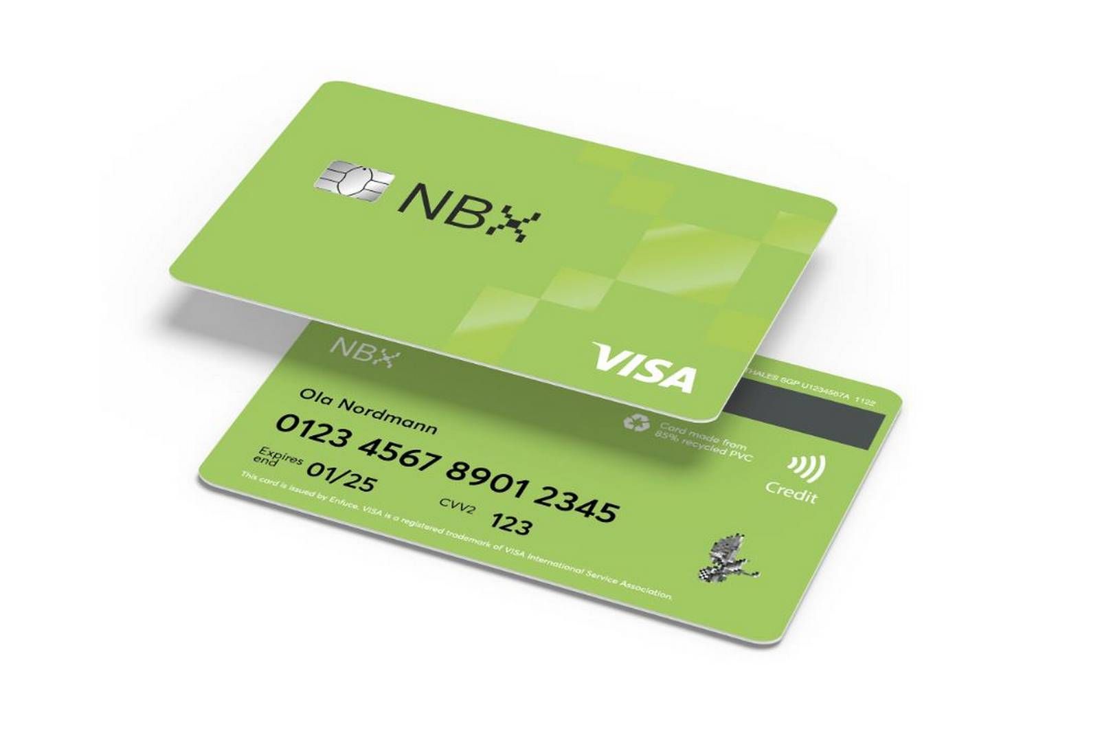 NBX sine Bitcoin-kredittkort er nå på vei ut til kunder