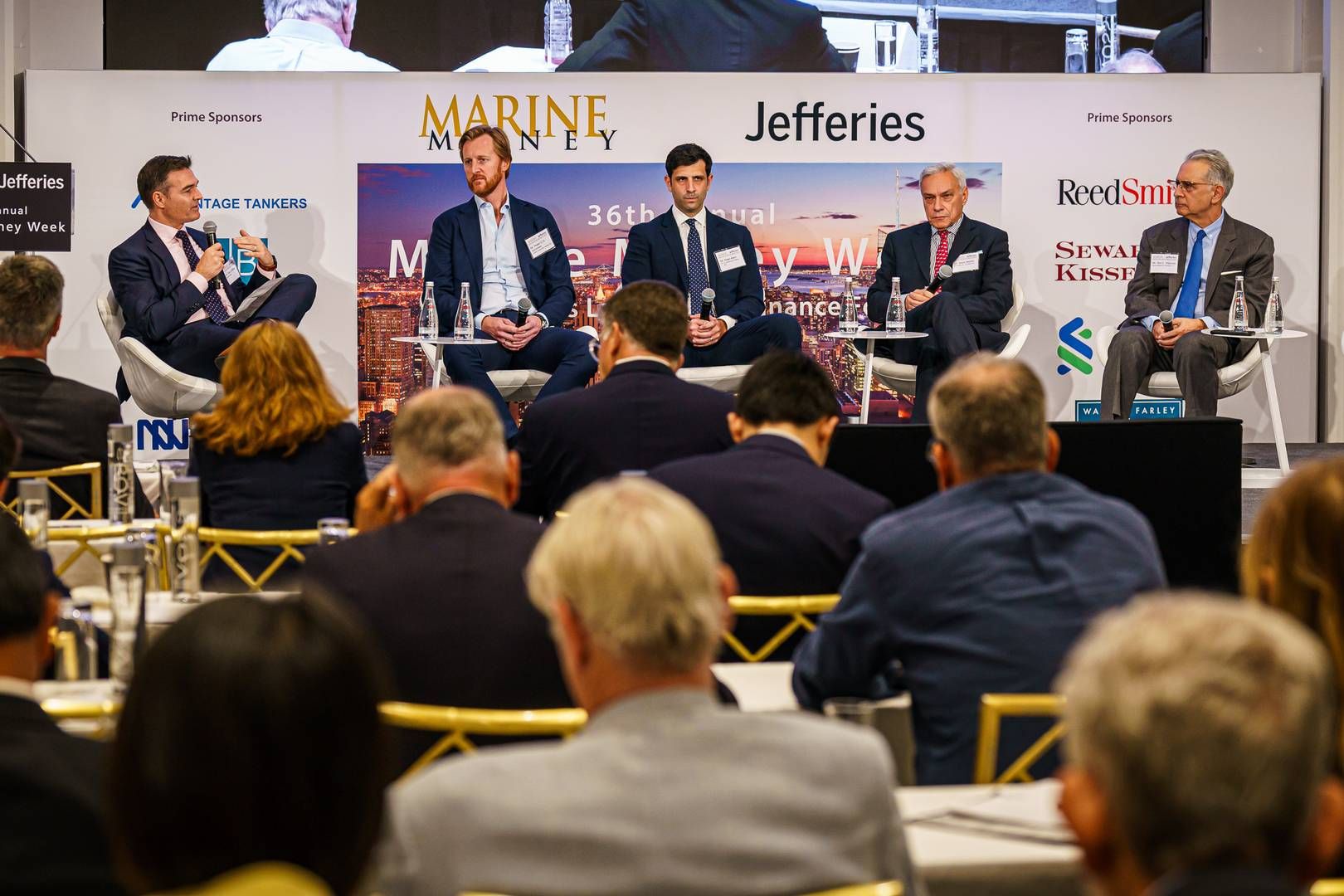 Tørlastrederier diskuterede grøn omstilling til "Marine Money Week". | Foto: Foto: Marine Money Week