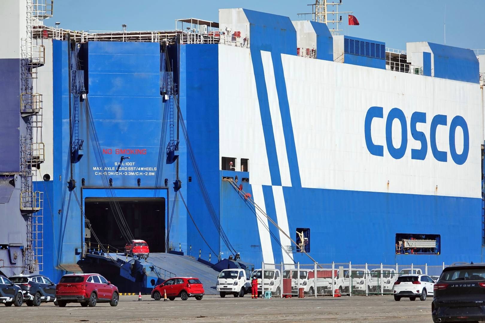 CoscoSSC er i færd med at udvide sin flåde af skibe, der kan transportere biler og trucks, fra seks før sommeren til 30 efter 24 måneder.
