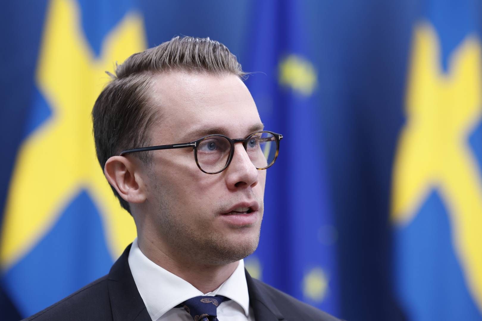 Dennis Dioukarev (SD), tjänstgörande riksdagsledamot. | Foto: Christine Olsson/TT