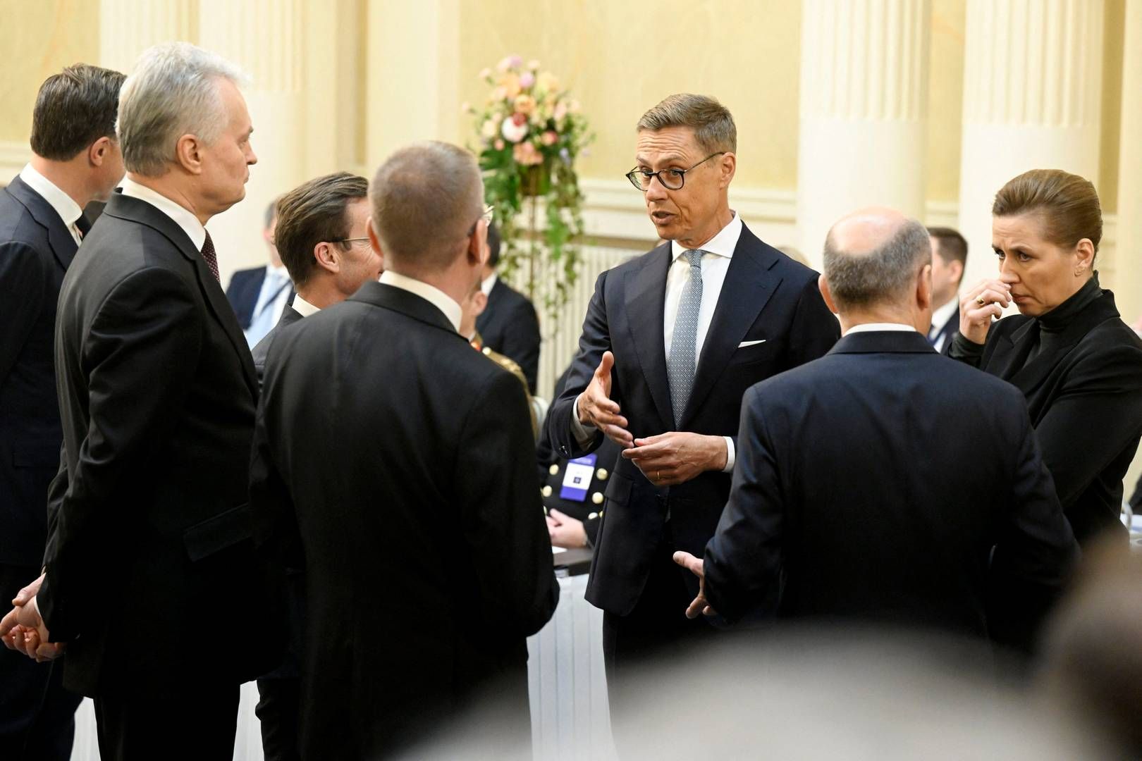 De baltiske Nato-lande har tirsdag holdt stormøde i Helsinki om situationen i Østersøen. | Foto: Vesa Moilanen/AFP/Ritzau Scanpix