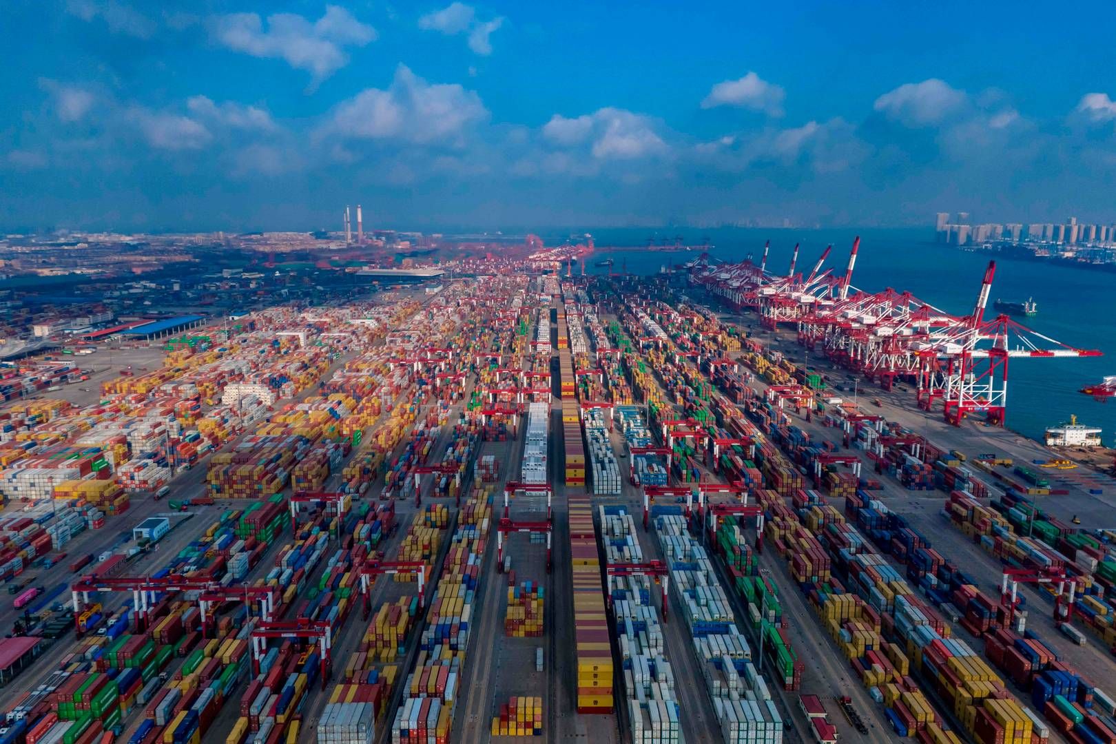Shipping tilpasser sig, hvis de globale varestrømme ændrer sig som følge af handelskrige, siger shippingchefer. | Foto: AFP/Ritzau Scanpix