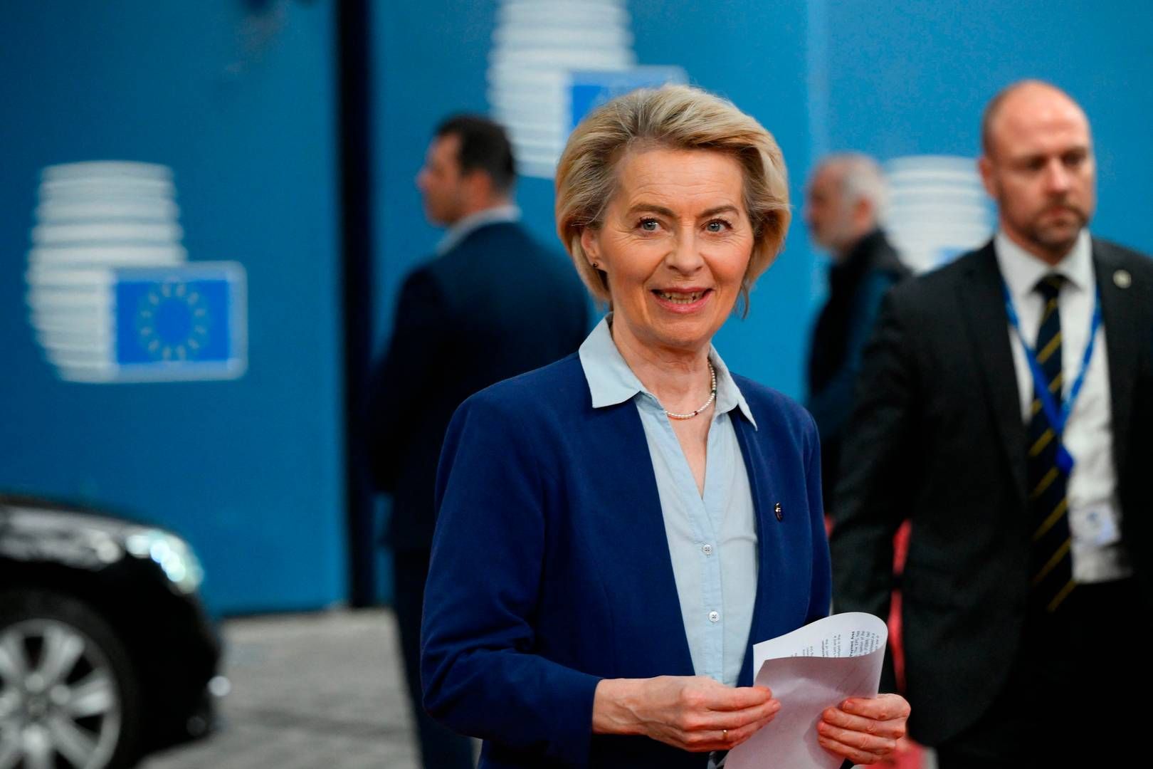EU-Kommissionens formand, Ursula von der Leyen, fordømmer USA’s præsident Donald Trumps beslutning. | Foto: John Thys/AFP/Ritzau Scanpix