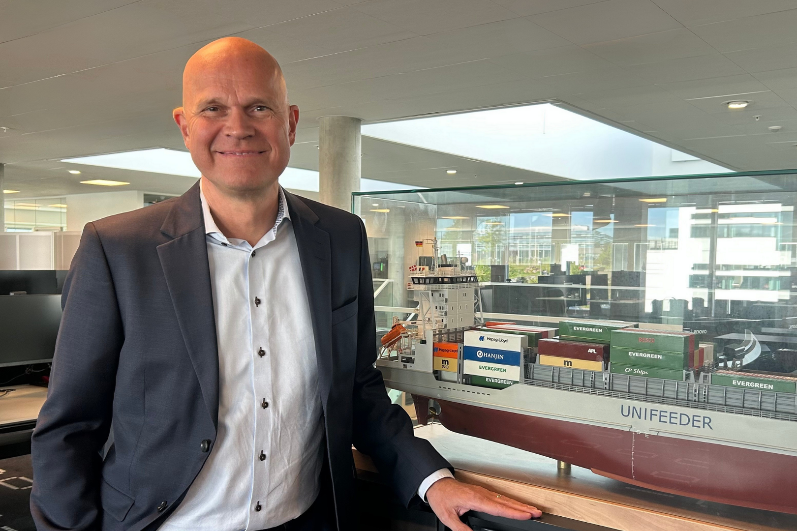 Med udgangspunkt i bedre kundeforståelse skal den kommercielle afdeling hjælpe med, at Unifeeder forsætter med at vokse, lyder det fra ny kommerciel chef Søren Castbak. | Foto: Unifeeder