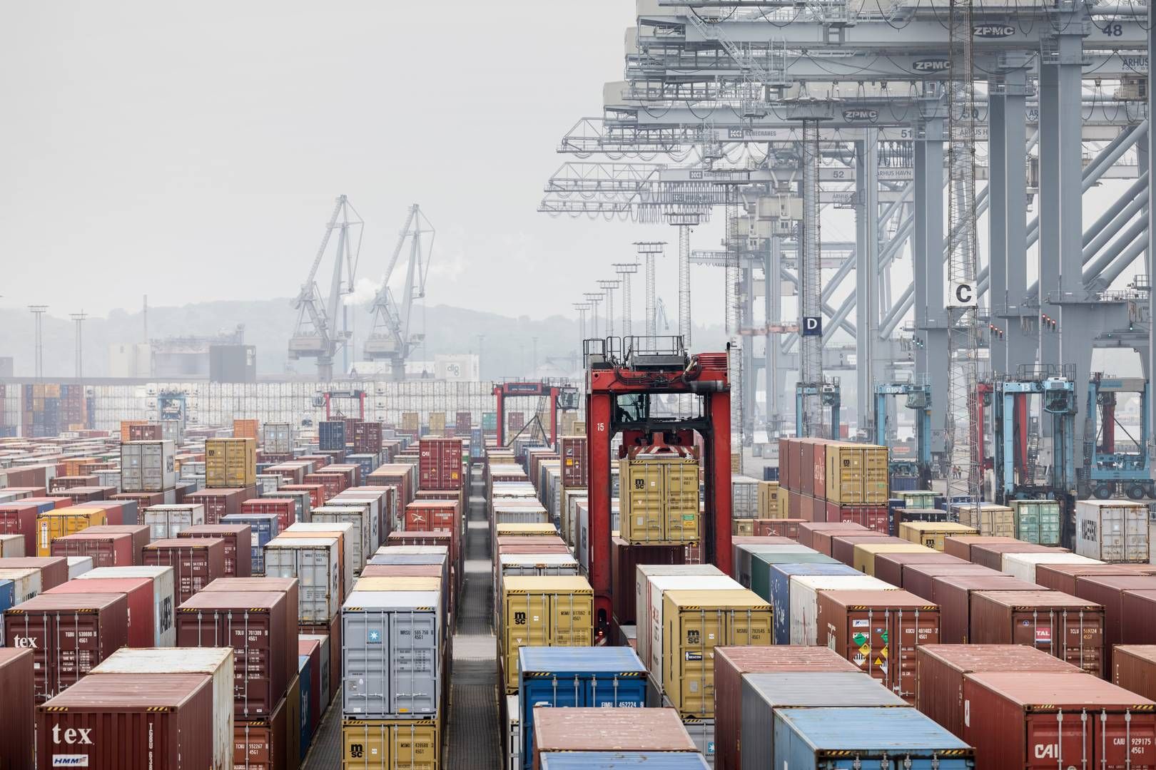 Priserne for at få fragtet en container til havs er steget. | Foto: Casper Dalhoff