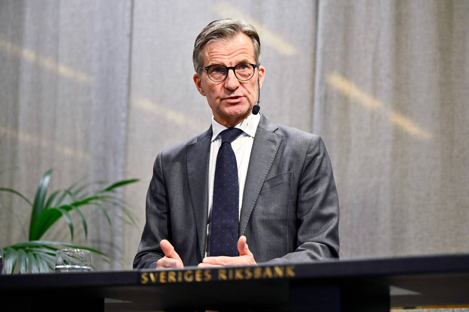 Di:s skuggdirektion ser att det är öppet mål för Riksbanken och riksbankschefen Erik Thedéen att sänka räntan på onsdag. | Foto: Christine Olsson / TT