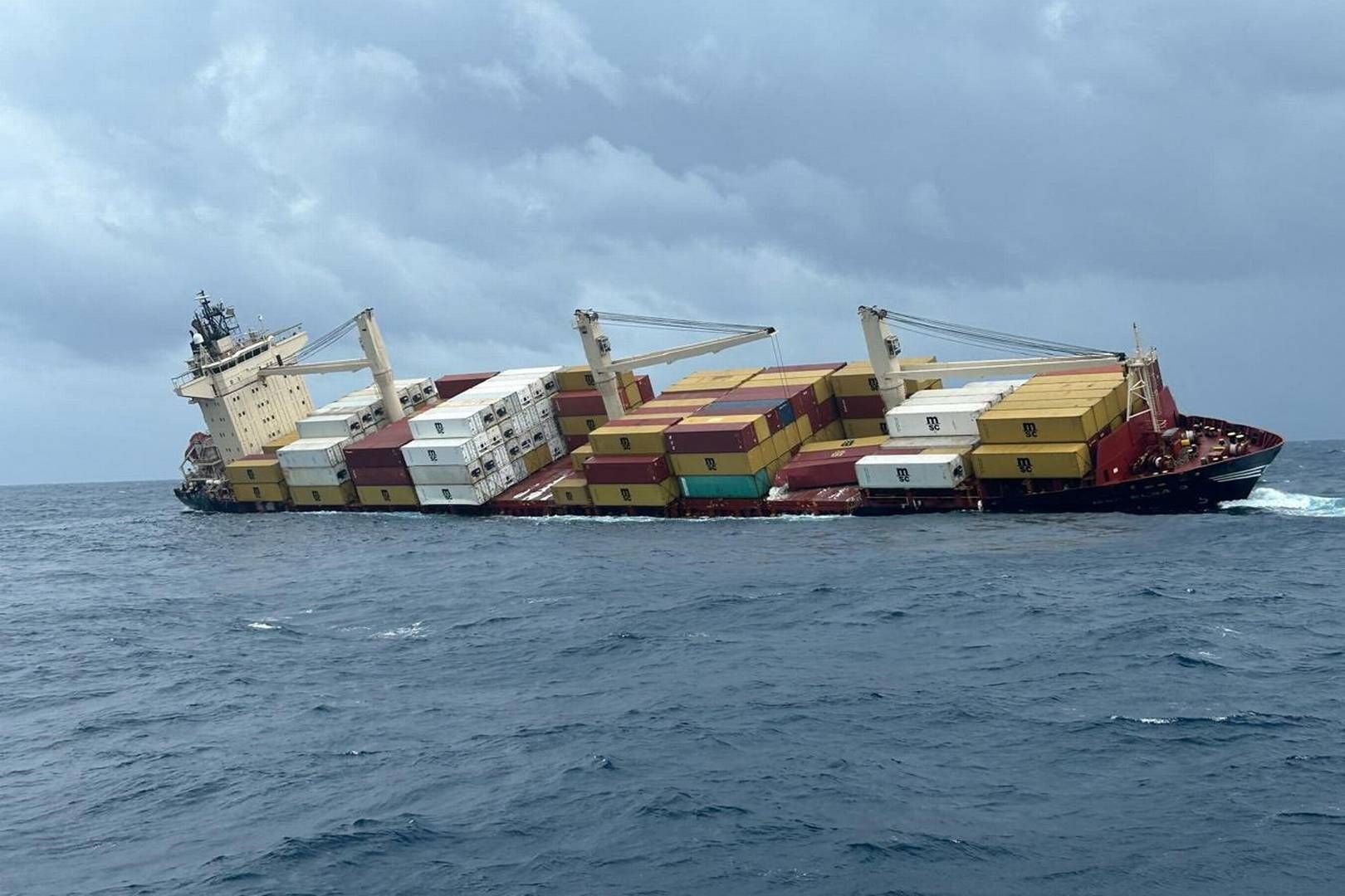 MSC Elsa 3 sank i indisk farvand d. 24 maj i år. | Foto: Press Information Bureau/Reuters/Ritzau Scanpix