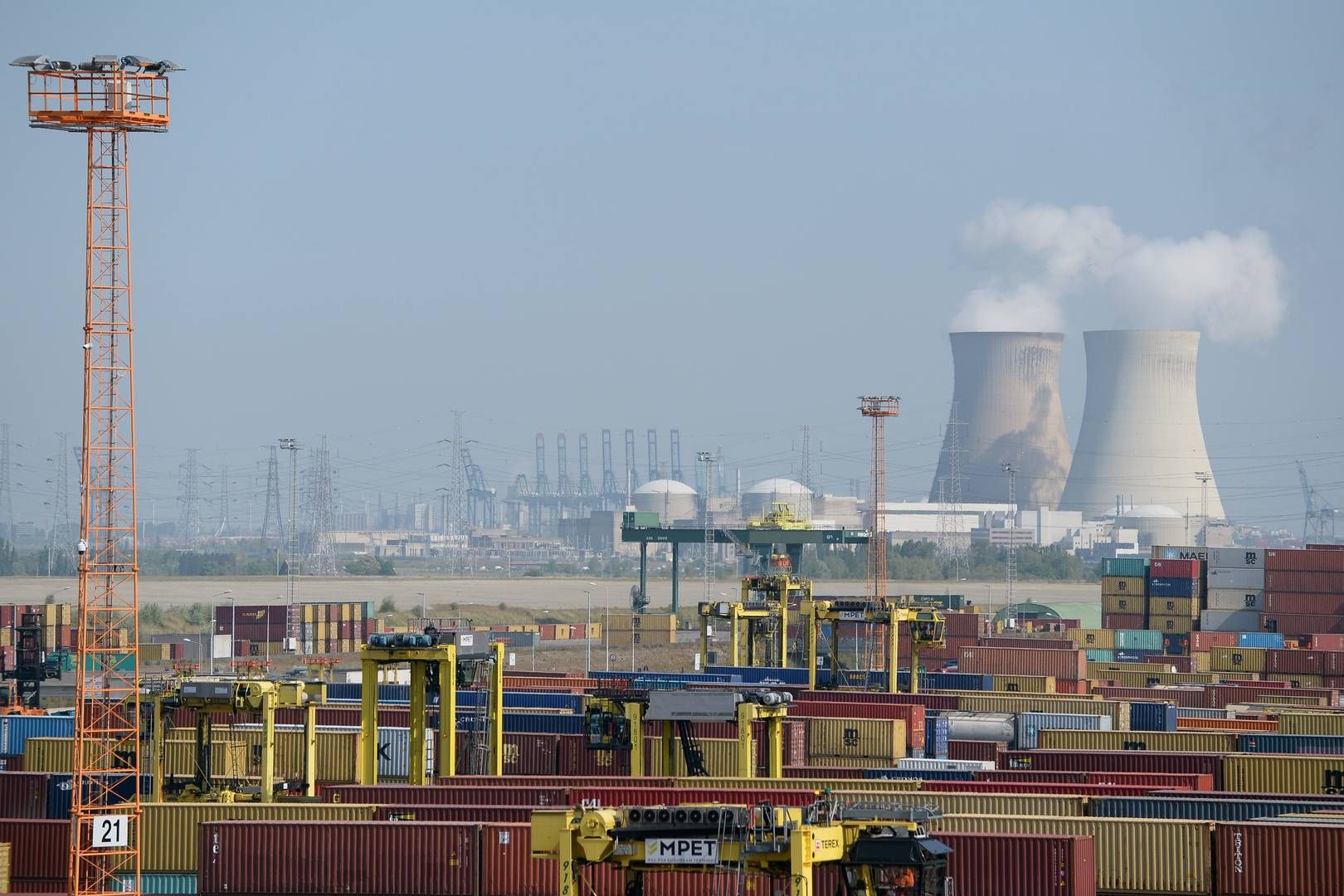 Arkivfoto af havnen i Antwerp, Belgien. | Foto: Johanna Geron/Reuters/Ritzau Scanpix