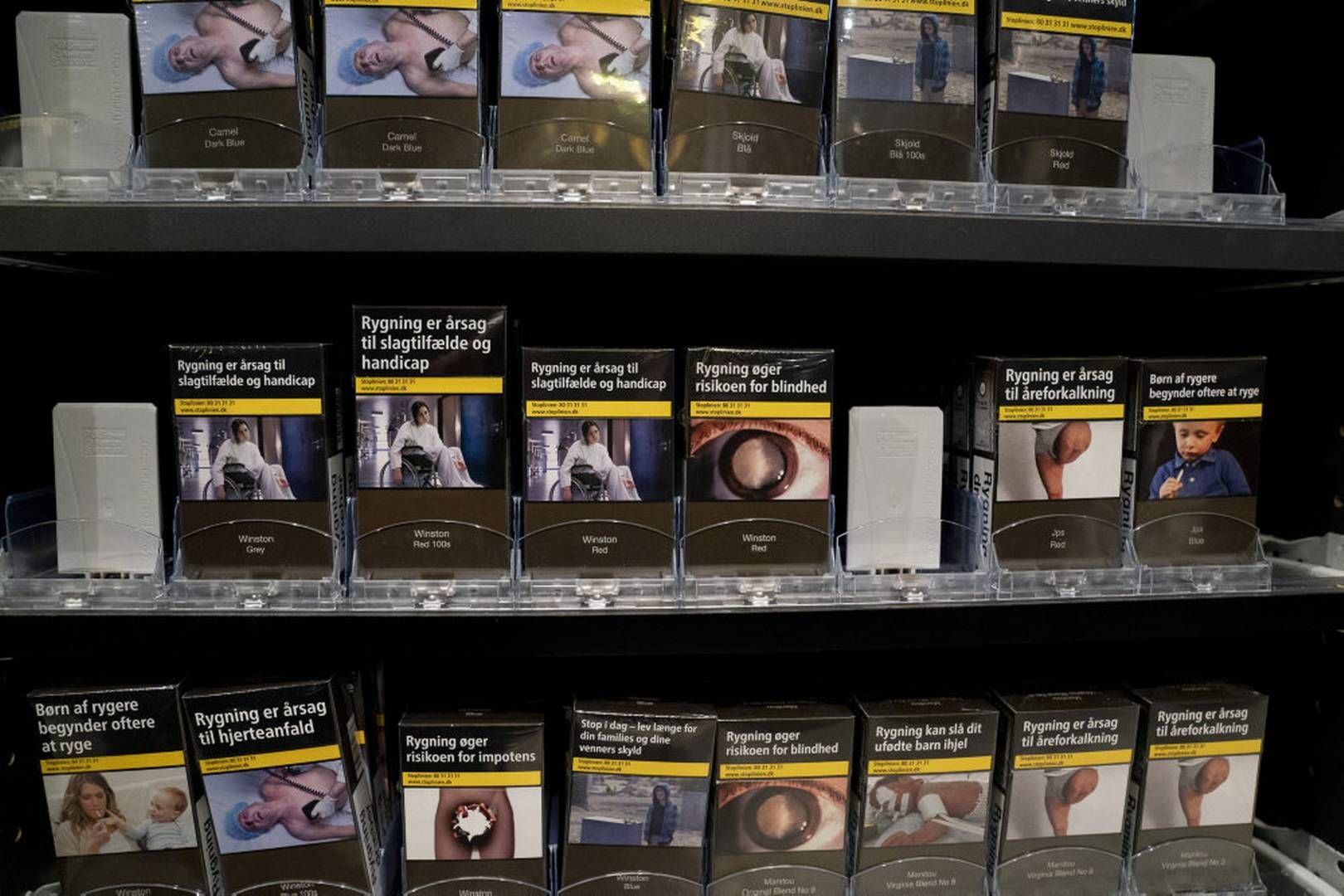 En fjernelse af tobaksprodukter vil bl.a. fjerne en pæn del af omsætningen hos de danske kiosker og supermarkeder. | Foto: Liselotte Sabroe/Ritzau Scanpix