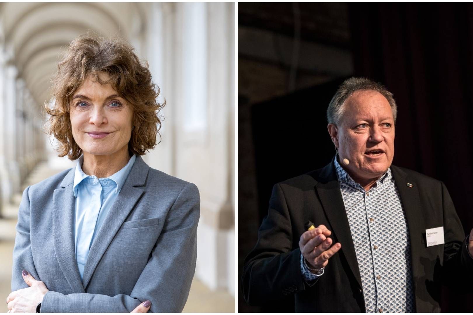 Lise-Lotte Toft og Carl-Emil Larsen vil gøre drikkevand til et centralt tema i valgkampen. | Foto: PR/Danske Vandværker // PR/Danva