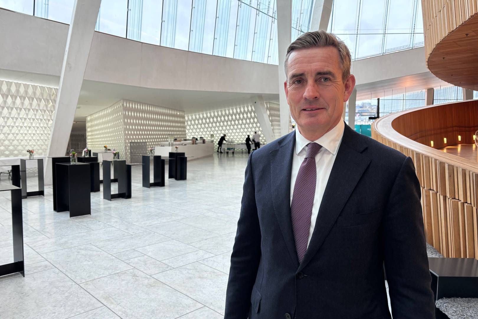 Executive Vice President for Large Corporates and International at DNB Harald Serck-Hanssen.