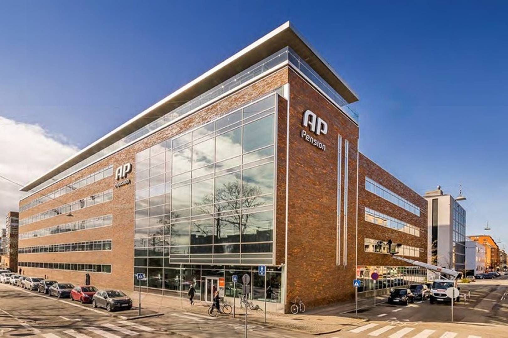 Det nu tidligere AP-domicil ligger på Østbanegade mellem Århusgade og Hjørringgade på Østerbro, lige ved Nordhavn station. | Foto: PR