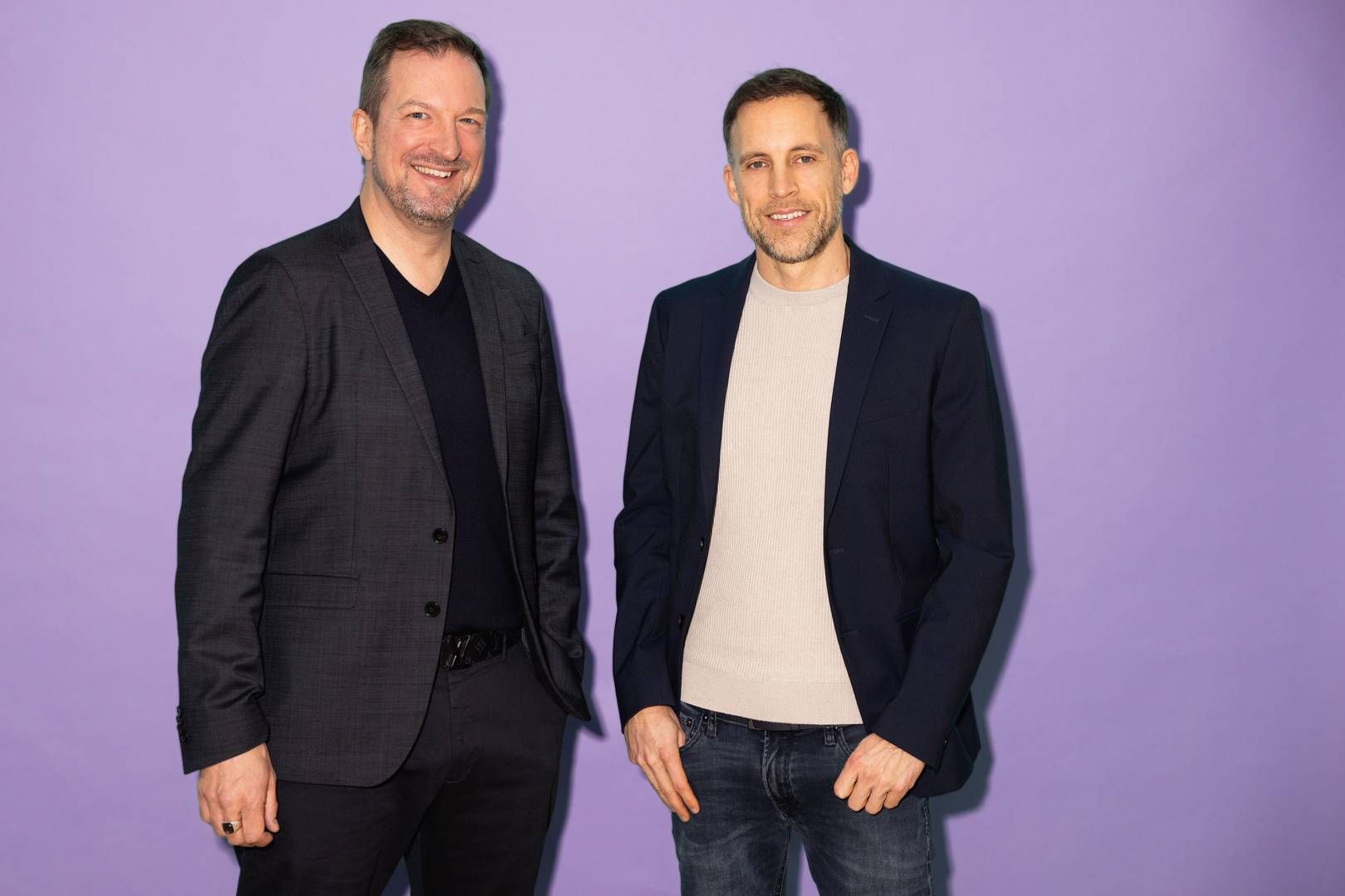 Jacob Riff (til venstre) og Jannik Grøntved har før bygget Monsido op og solgt det. Nu vil de skabe en ny succes med Klaay. | Foto: PR/Klaay