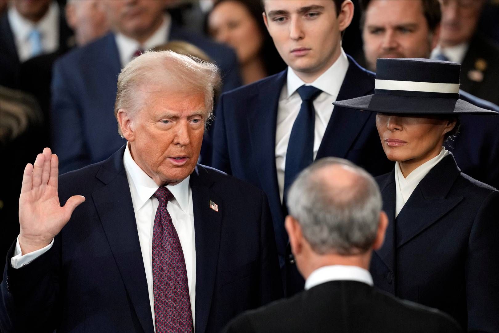 Donald Trump was sworn into office on January 20, 2025, and this marked the start of threats of trade wars and American overtures to Greenland, among other things. | Foto: Julia Demaree Nikhinson