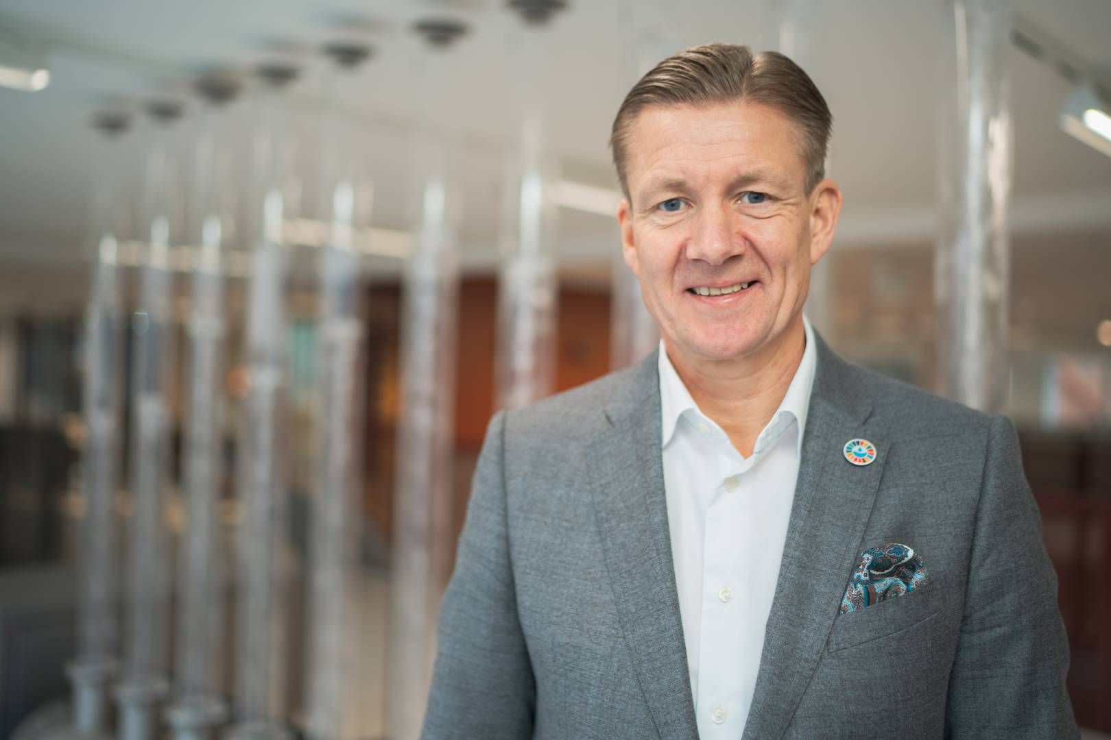 I sin strategi for sidste år fastslog adm. direktør Poul Due Jensen, at en større andel af forretningen skal komme fra det amerikanske marked. | Foto: Grundfos/PR