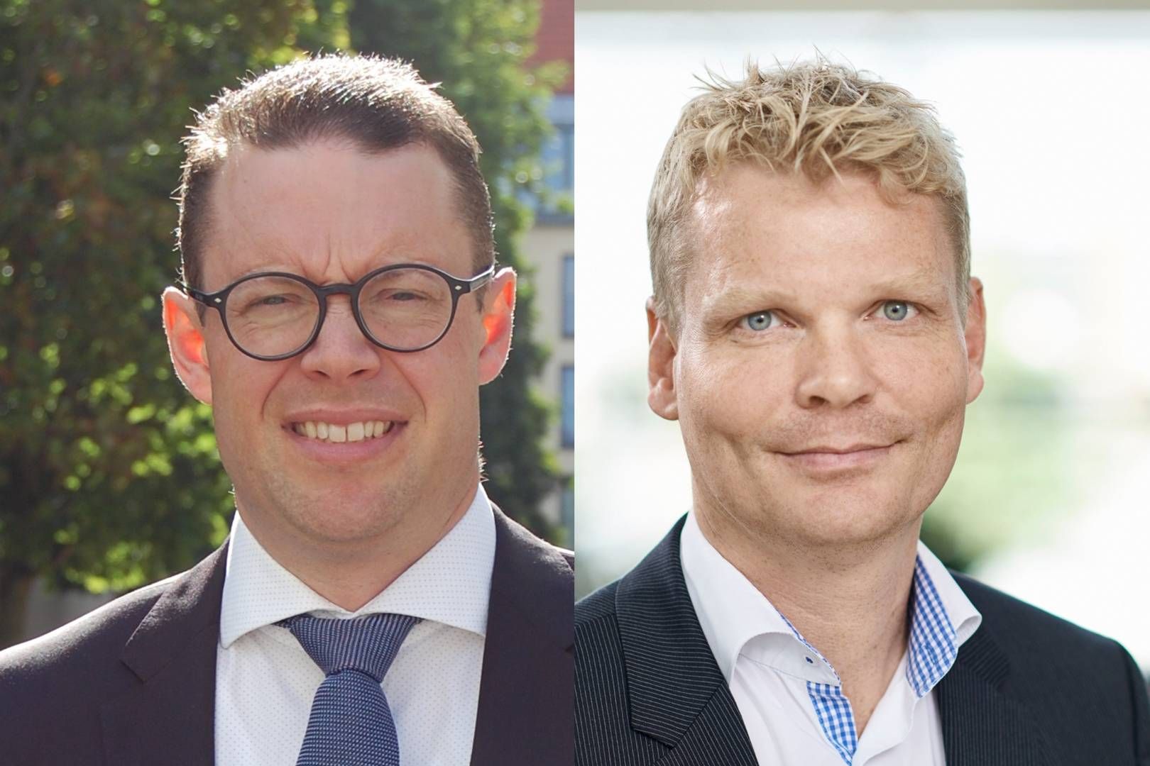 The bond funds run by Henrik Stille (l) and Nicolai Rasmussen (r) are the only non-EM products to break into the top ten best-performing European-domiciled bonds. | Foto: Nordea / Nykredit
