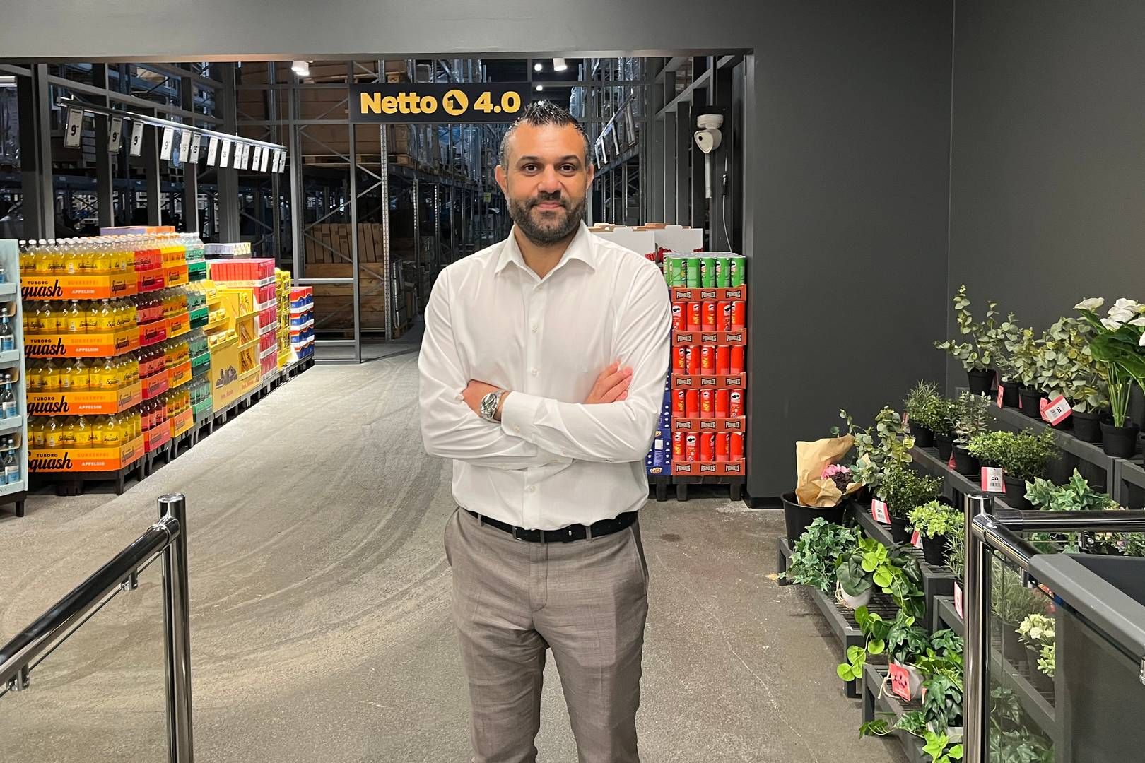 Netto har det seneste års tid haft travlt med at udvikle på det nye butikskoncept "Netto 4.0," der snart rammer den første butik, fortæller direktør Braw Bakir. | Photo: Harald Sebastian Krebs / Detailwatch