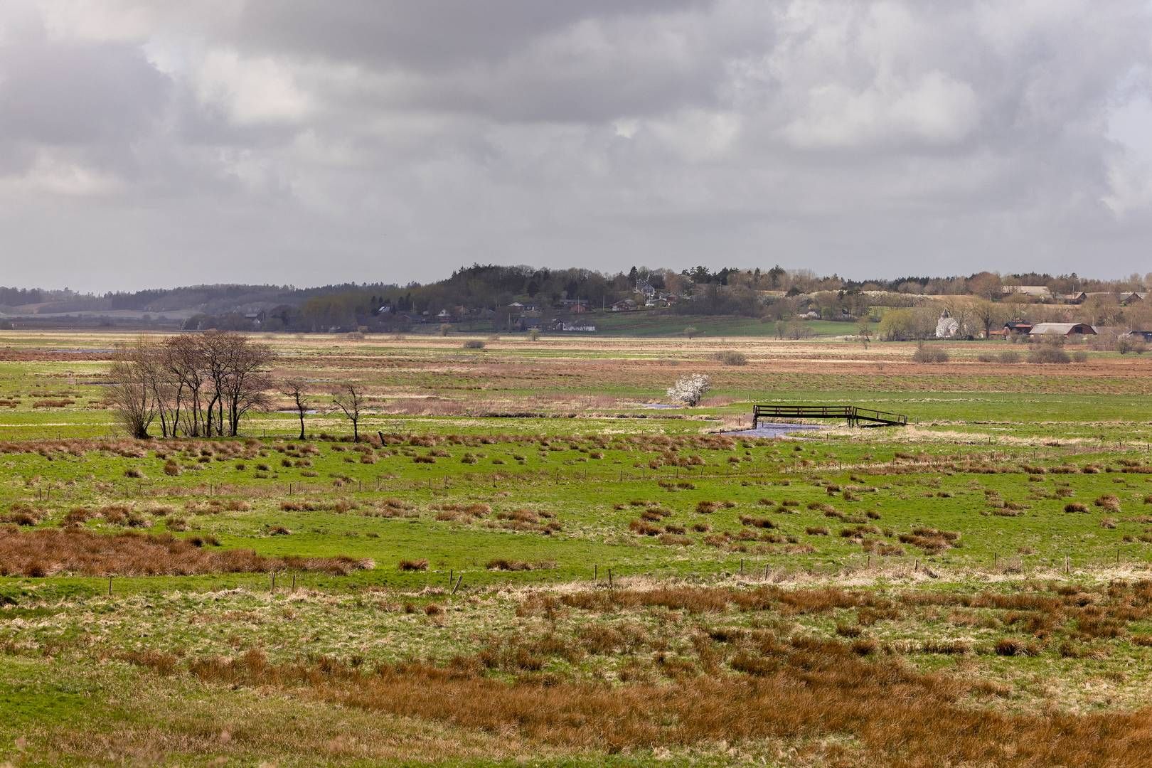 Gylle løber ud i en nærliggende å ved Lem. (Arkivfoto) | Foto: Finn Frandsen