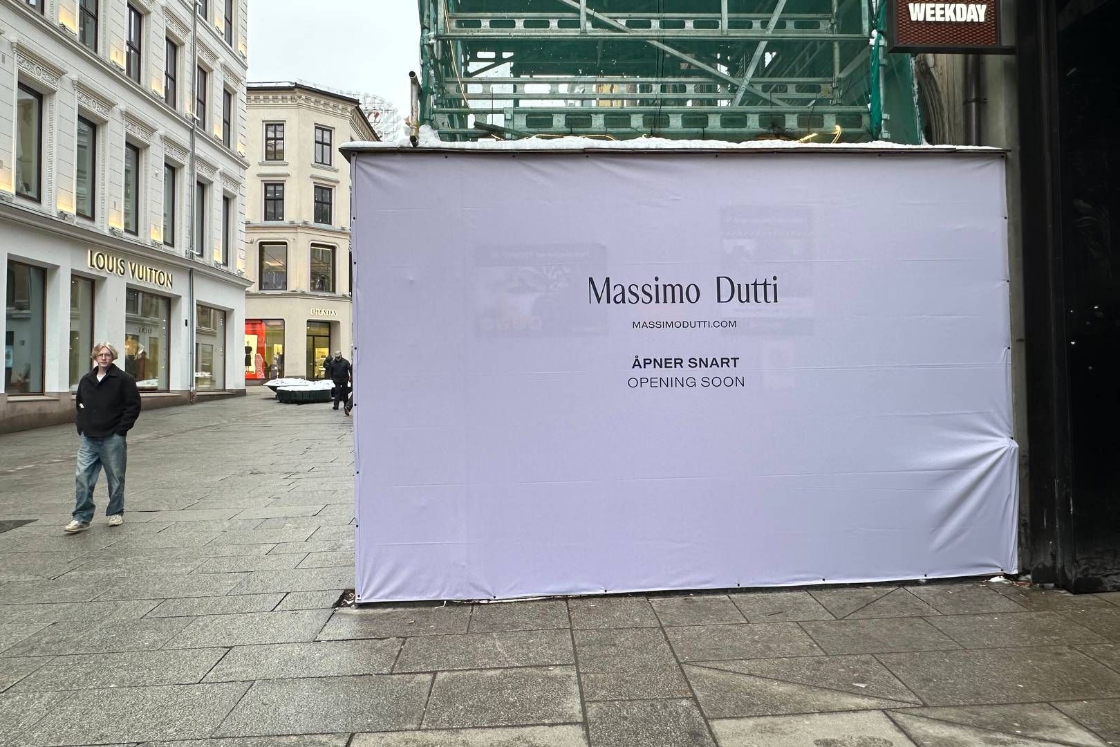 Den spanske motekjeden åpner snart butikk i Karl Johans gate i Oslo sentrum. | Photo: Andrine Resvoll / HandelsWatch