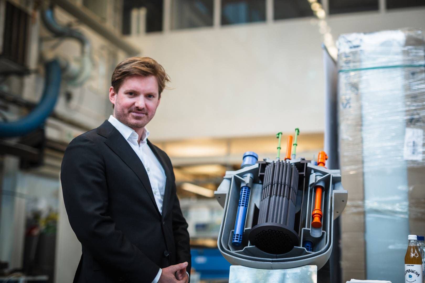 ”We think we’ll be able to build the first nuclear reactor much faster than what we’ve earlier communicated," says Blykalla CFO Mikael Fraenkel. | Foto: Blykalla