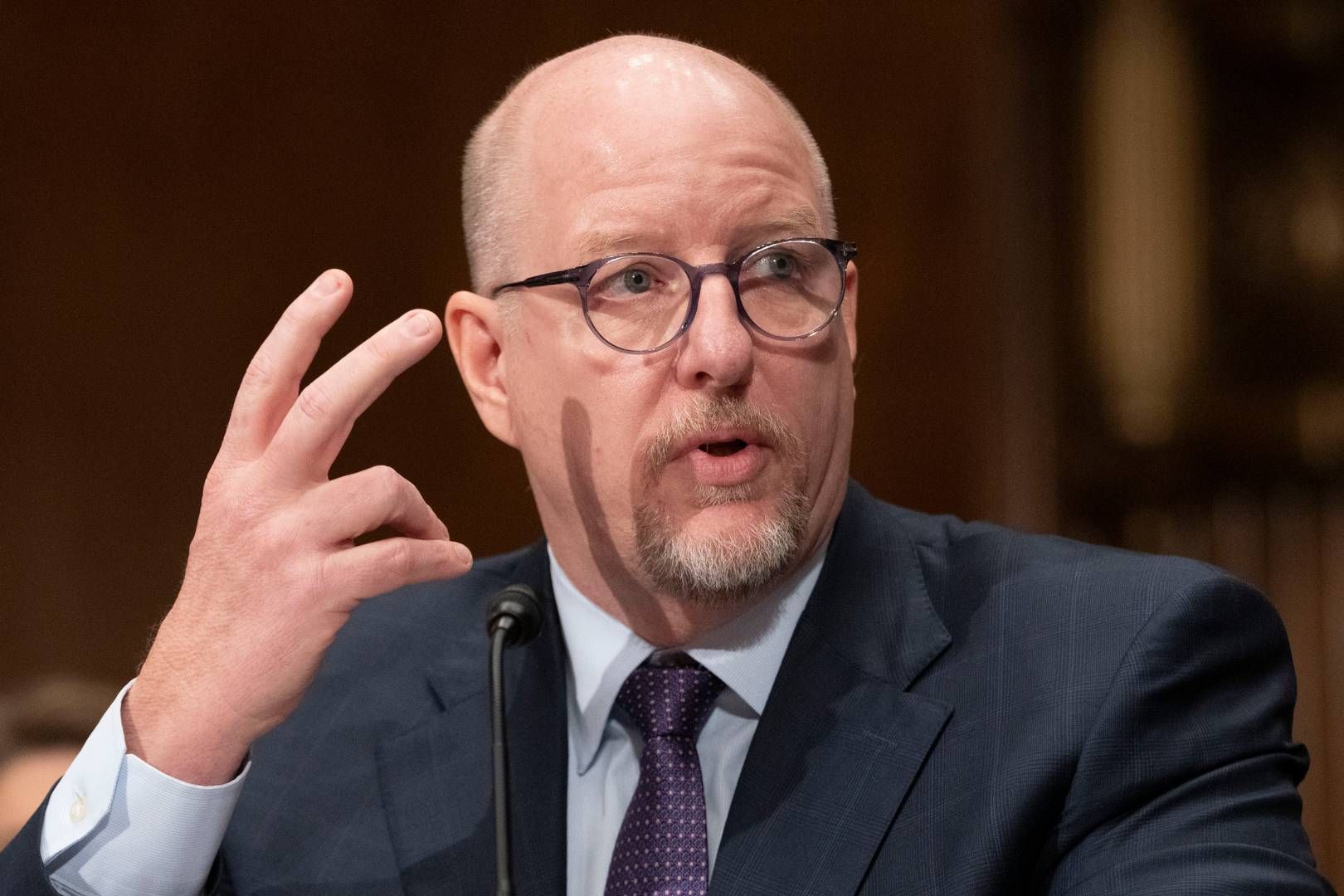 DELER OPP: MSD deler selskapet i to avdelinger - en som jobber med kreftlegemidler, og en som jobber med andre produkter. Rob Davis og resten av ledelsen i selskapet jobber for å erstatte de store inntektene fra kreftlegemidlet Keytruda. | Photo: AP Photo/Jacquelyn Martin/NTB