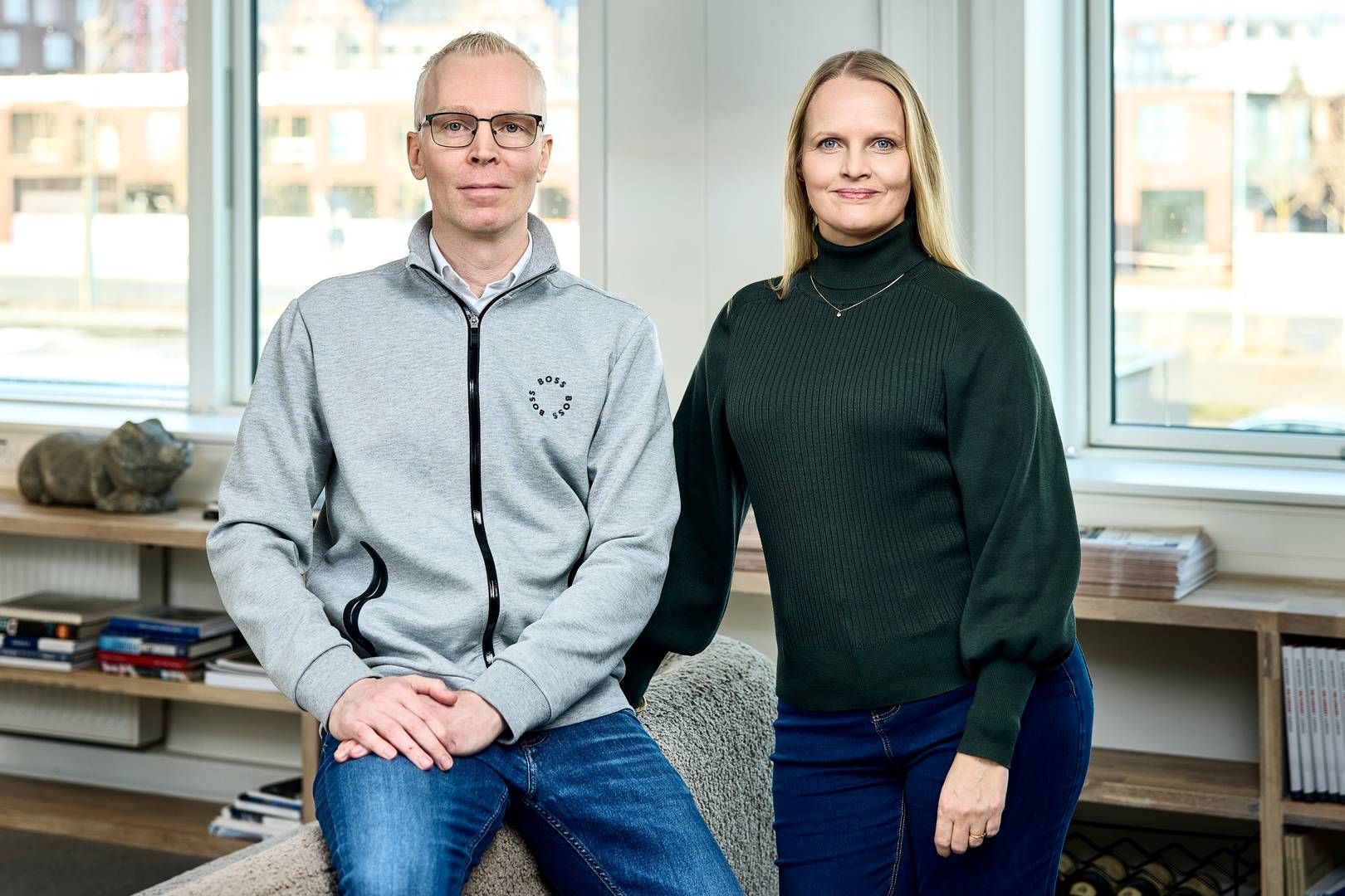 Jim Kynde Meyer og Janne Jul Jensen, stiftere af Henosia. | Foto: Henosia