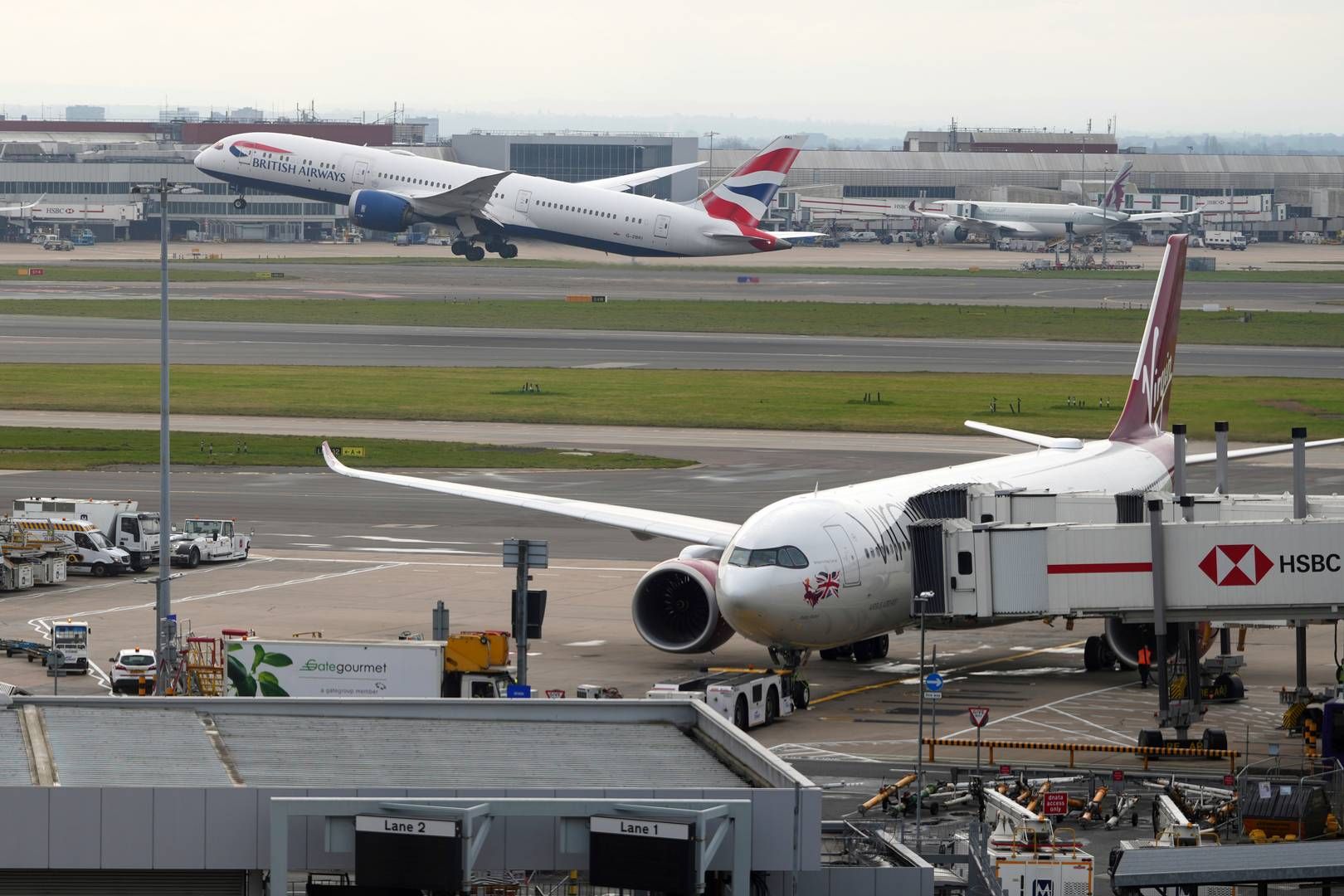 VANT KONTRAKT: Netcompany er tildelt en flerårig kontrakt som digital hovedpartner for Heathrow Airport. | Photo: AP Photo/Kirsty Wigglesworth