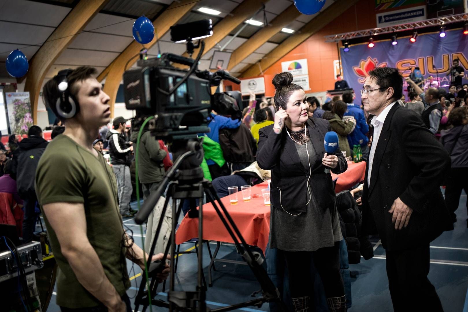 Et centralt mål er at øge KNR's produktion på grønlandsk gennem en målrettet sprogindsats. | Foto: Peter Klint