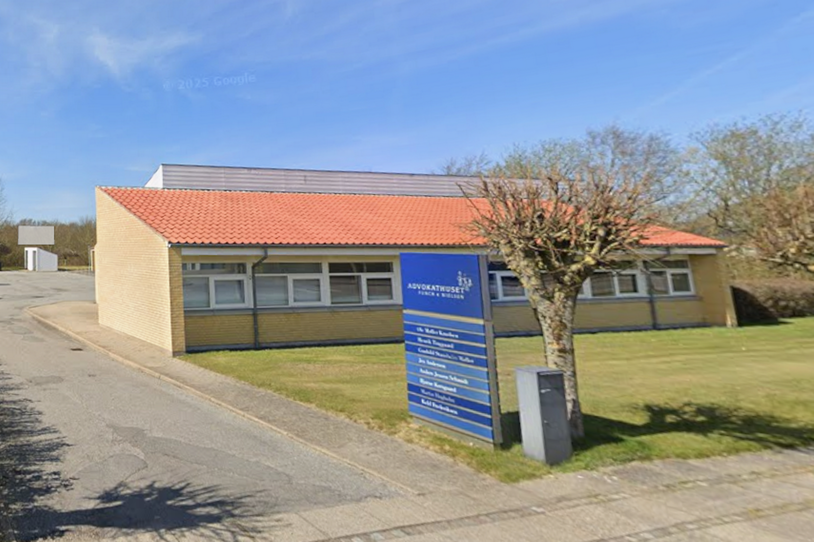 Det var her på Funch & Nielsens adresse i Skive, at der har været ubudne gæster. | Foto: Google Street View