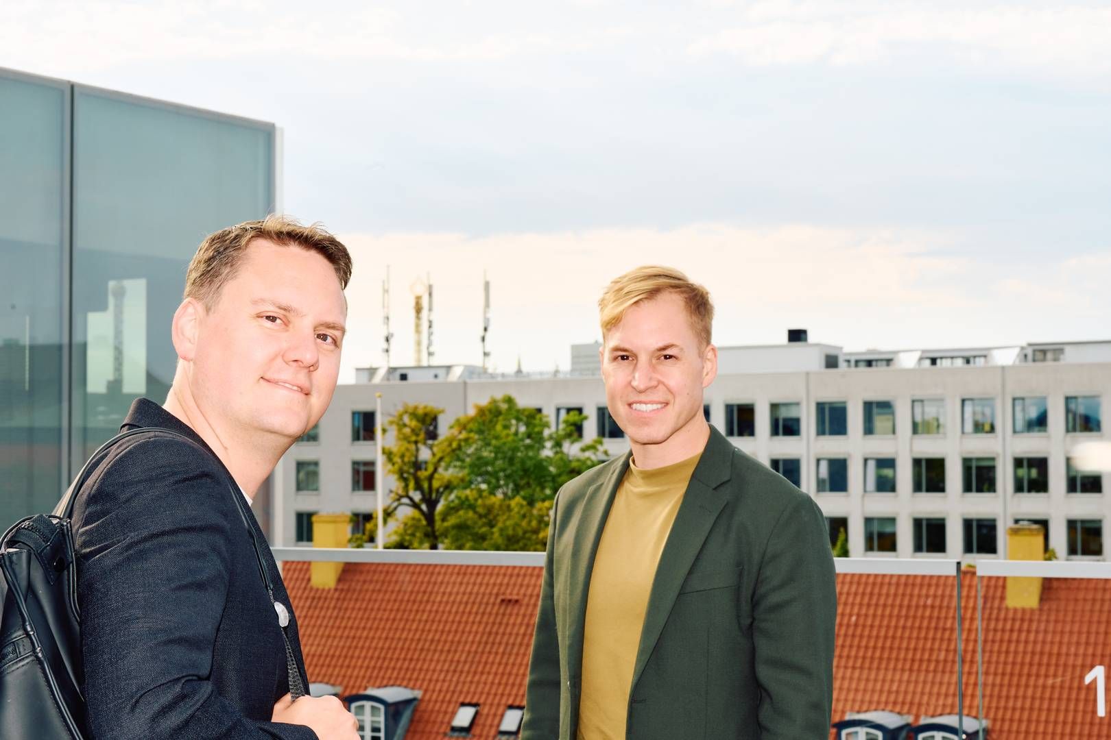 KAPRET STORFISK: Gründerne Andreas Åfeldt Franke (t.v) og Theis Jensen står bak Telgea, får nå Telenor Amp på eiersiden. | Photo: Telgea