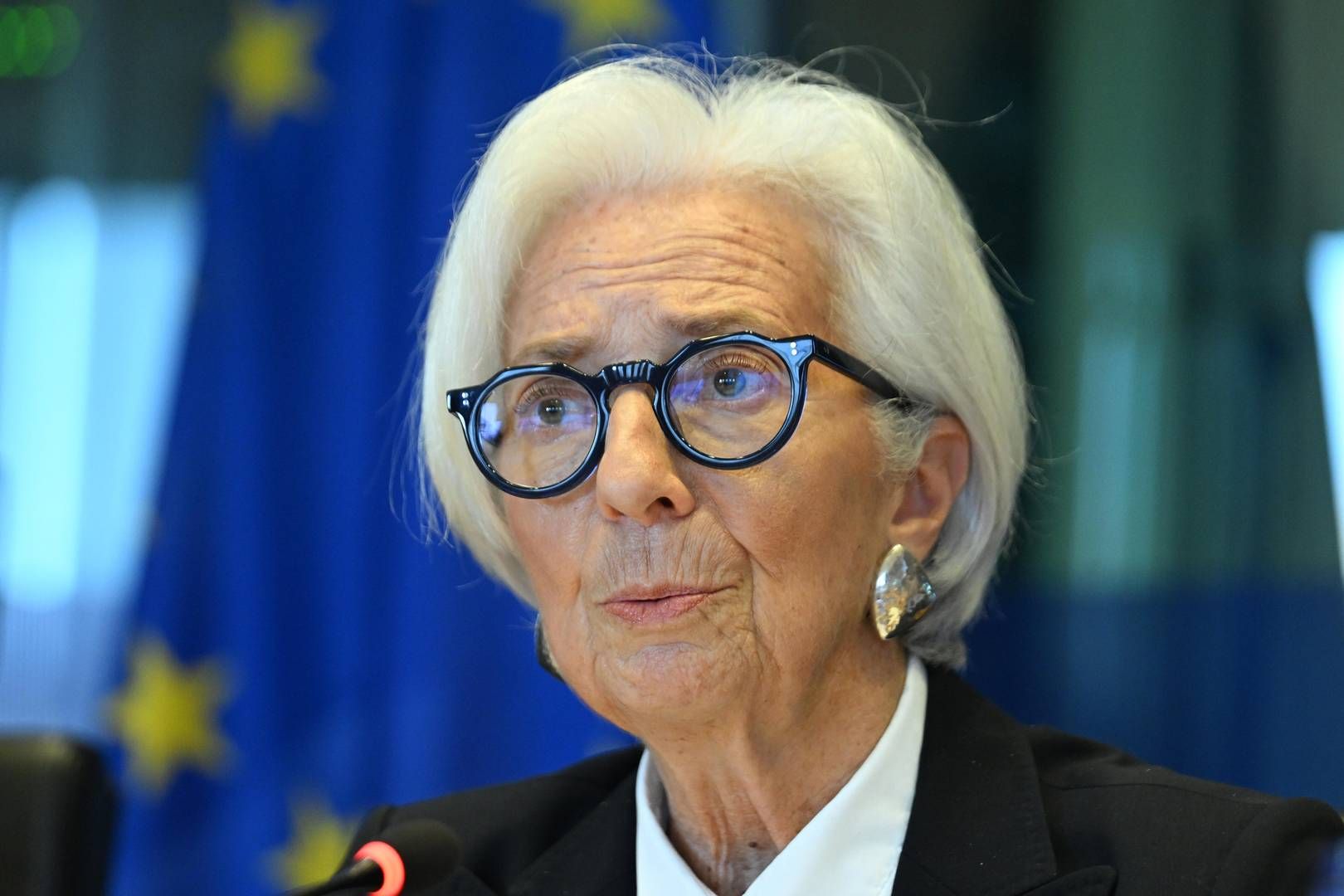 EZB-Präsidentin Christine Lagarde im EU-Parlament. | Foto: picture alliance / Anadolu | Dursun Aydemir