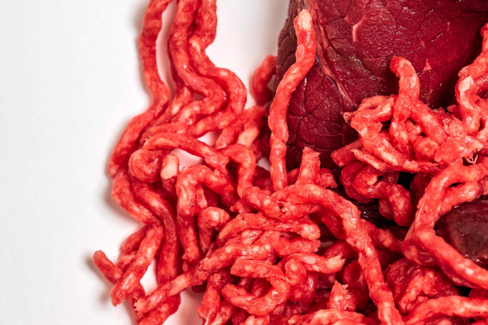 De to slagterier, som slagter kvæg og lam, har tilsammen ca. 40 ansatte. | Foto: Miriam Dalsgaard