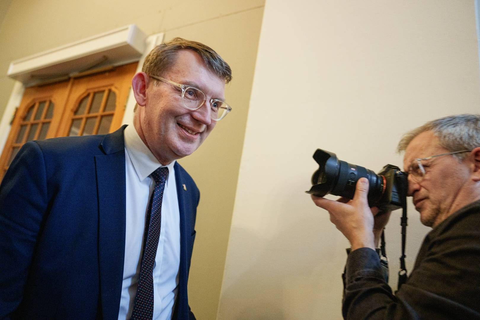 Troels Lund Poulsen (V) tøver, men opfordres til at melde sig som statsministerkandidat. | Photo: Liselotte Sabroe