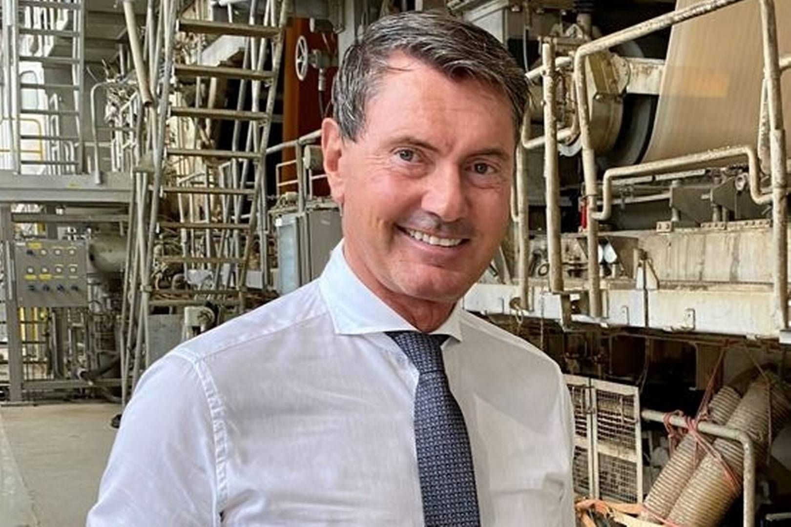 SELGER I HALDEN: Geir Drangsland, konsernsjef i Norske Skog. | Photo: Norske Skog