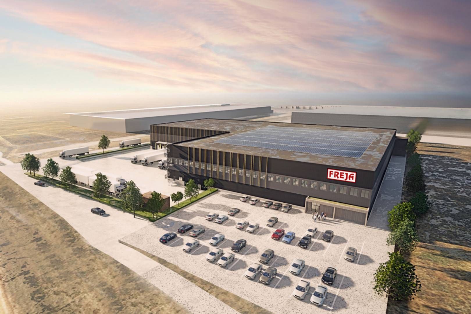 Nogenlunde sådan kommer faciliteten i Staffanstorp til at se ud. | Foto: Illustration / Logicenters