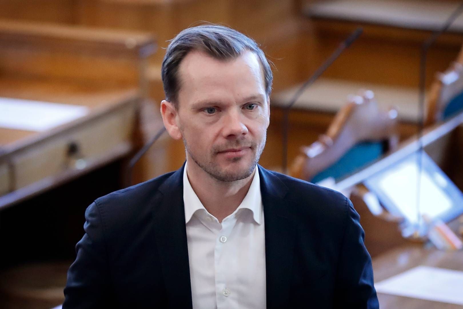 Den afgående justitsminister Peter Hummelgaard har præsenteret en "hooliganpakke", der nu er vedtaget af Folketinget. | Foto: Jens Dresling