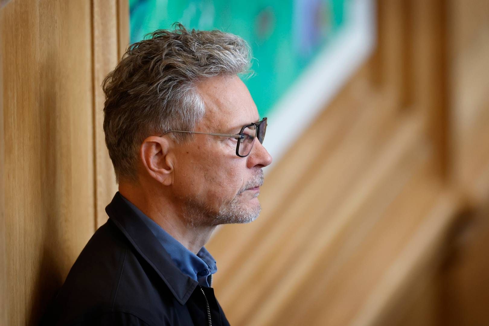 Torsten Gejl, politisk ordfører i Alternativet, har været tovholder på et beslutningsforslag om undersøgelse af en dansk forvaltningsdomstol. Lovforslaget er nu bortfaldet på grund af folketingsvalget. | Foto: Jens Dresling