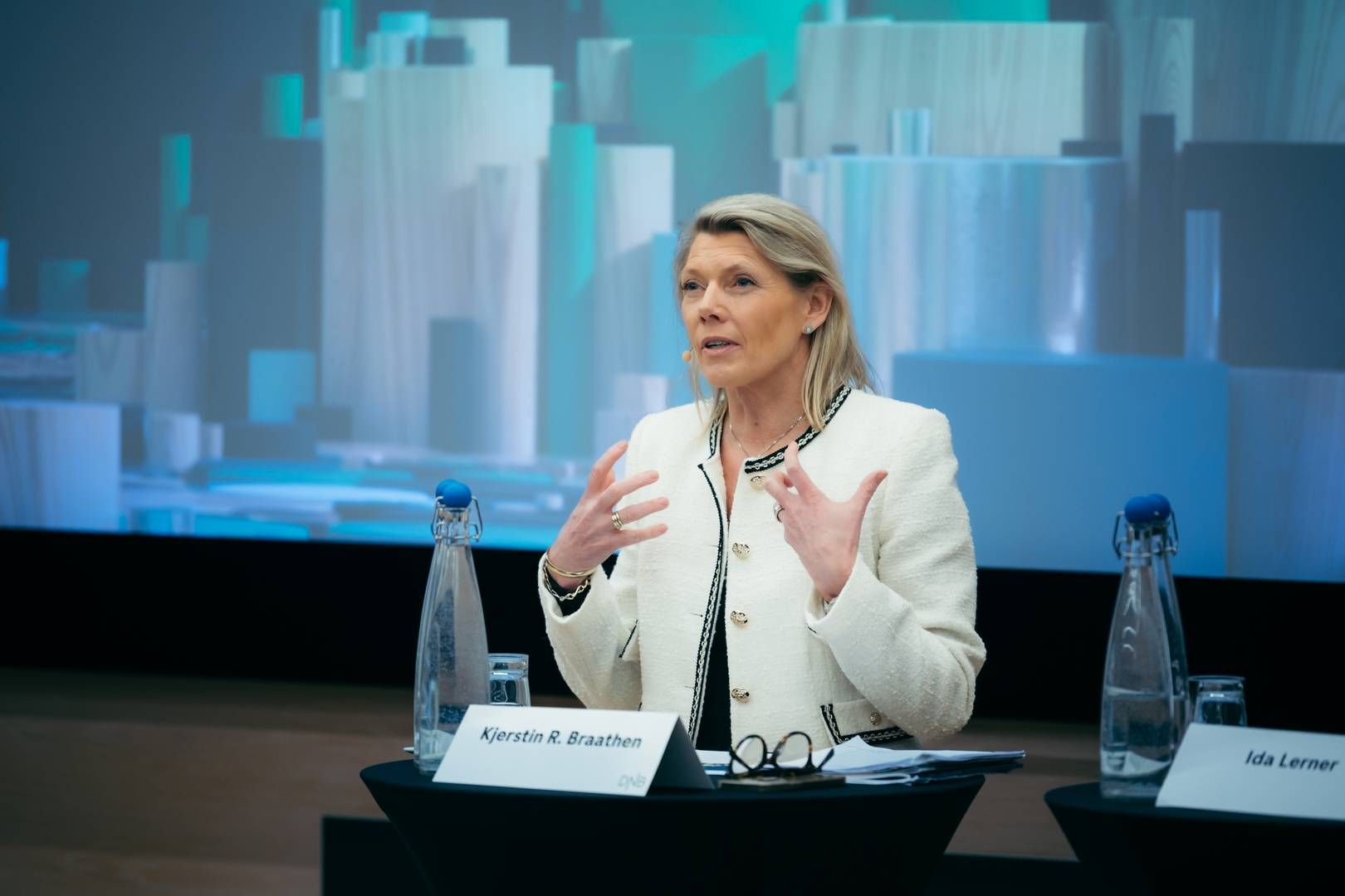 DNB Group CEO Kjerstin Braathen cites asset management as a particular area of strength during the first quarter. | Photo: Stig B. Fiksdal